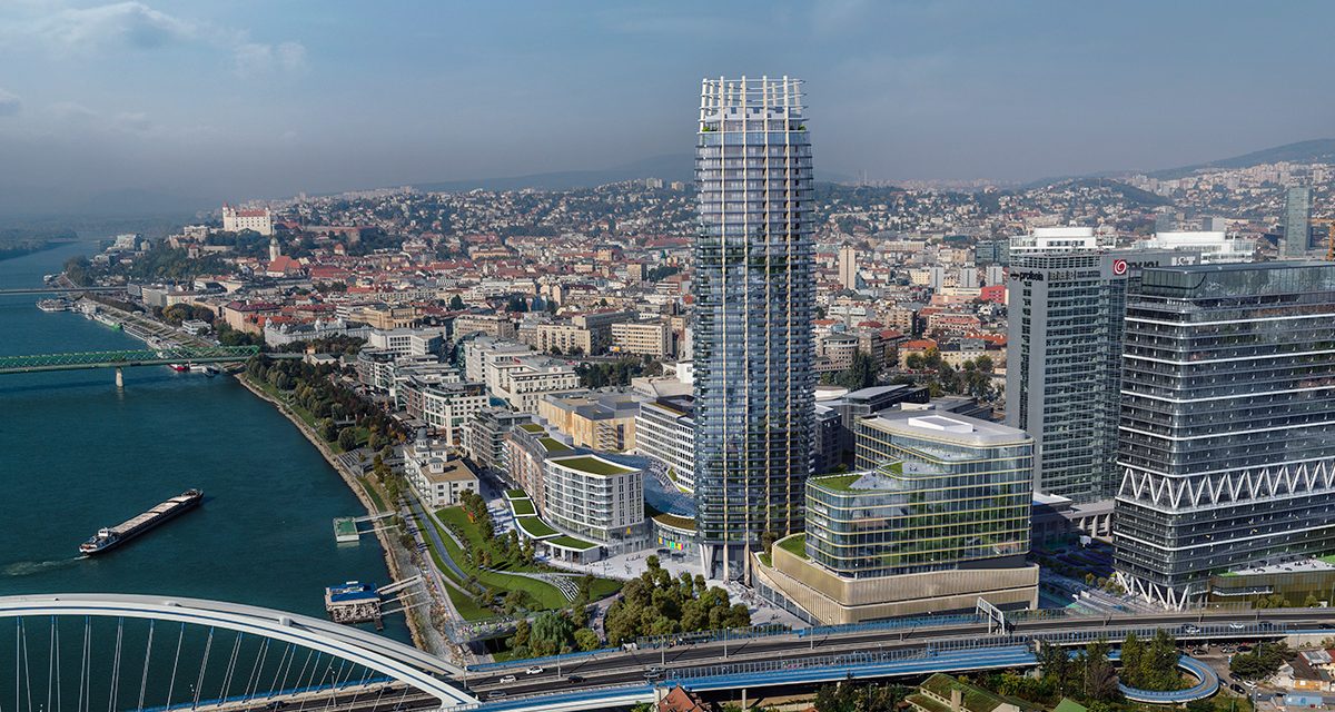 EUROVEA TOWER: Ako napreduje výstavba prvého slovenského mrakodrapu