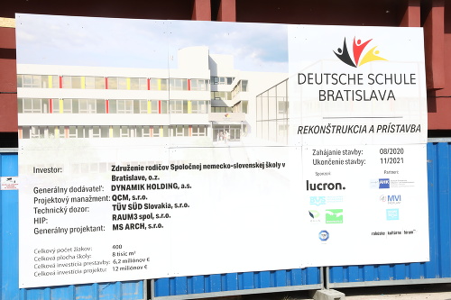 Na Bárdošovej ulici vznikne súkromná nemecká škola za 12 miliónov eur