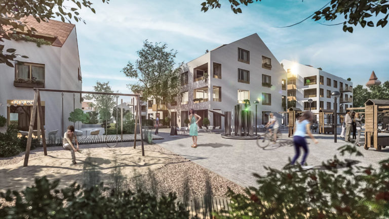 V Kyneku vyrastá nová štvrť za približne 25 miliónov eur, vzniknúť má viac ako 420 bytov a domov
